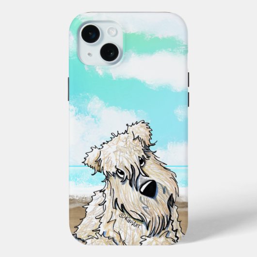 ビーチ ウェルシュテリア iPhoneケース Case-Mate iPhoneケース (裏面)