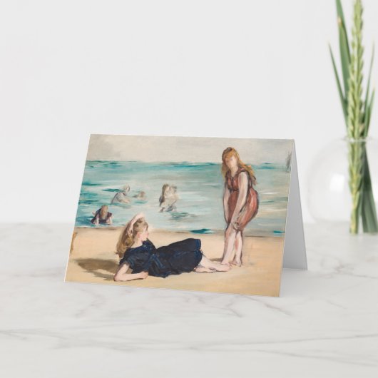 ビーチ | エドゥアルマネ カード (正面)