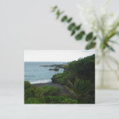 ビーチ・オン・ロード・トゥ・ハナ、マウイ・ハワイ・ポストカード ポストカード (スタンド正面)