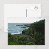 ビーチ・オン・ロード・トゥ・ハナ、マウイ・ハワイ・ポストカード ポストカード (正面/裏面)