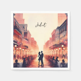 ビーチ オーシャン サマー ニューオーリンズ ブライダルシャワー スタンダードカクテルナプキン