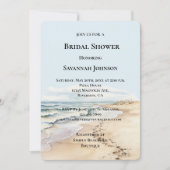 ビーチ オーシャン ブライダルシャワー 招待状 (正面)