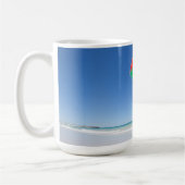 ビーチ|オーストラリアの傘 コーヒーマグカップ (左)