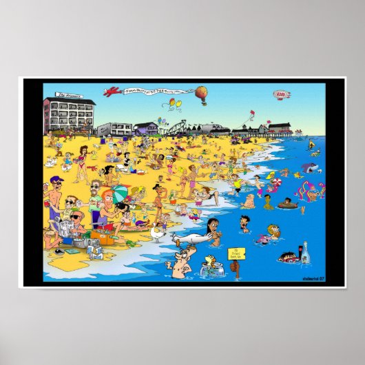ビーチ。オールドオーチャードビーチ、私。 ポスター (正面)