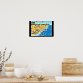 ビーチ。オールドオーチャードビーチ、私。 ポスター (キッチン)