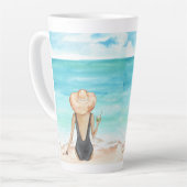 ビーチ カフェラテマグ (左アングル)