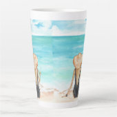 ビーチ カフェラテマグ (正面)