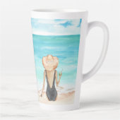 ビーチ カフェラテマグ (右)