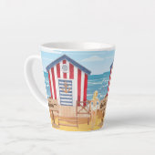 ビーチ カフェラテマグ (左アングル)