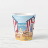 ビーチ カフェラテマグ (正面)