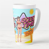 ビーチ カフェラテマグ (右アングル)