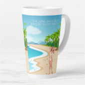 ビーチ カフェラテマグ (右アングル)