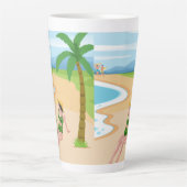 ビーチ カフェラテマグ (正面)