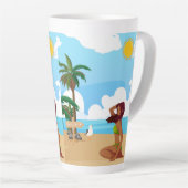 ビーチ カフェラテマグ (右アングル)