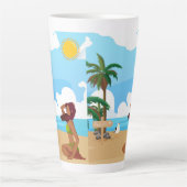 ビーチ カフェラテマグ (正面)