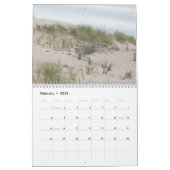 ビーチ カレンダー (2月 2026)