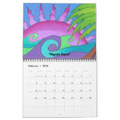 ビーチ!カレンダー カレンダー (2月 2026)