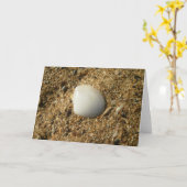 ビーチ カード (黄色い花)