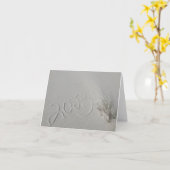 ビーチ カード (黄色い花)