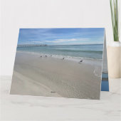 ビーチ カード (裏面)