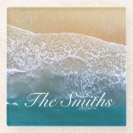 ビーチ ガラスコースター