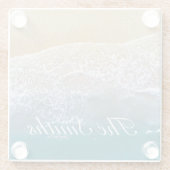 ビーチ ガラスコースター (裏面)