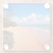 ビーチ ガラスコースター (裏面)