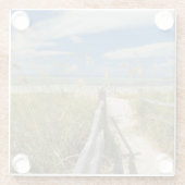 ビーチ ガラスコースター (裏面)