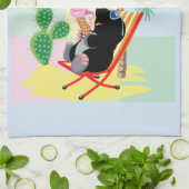 ビーチ キッチンタオル (折り畳み)