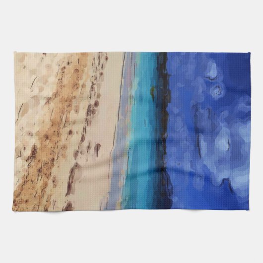 ビーチ キッチンタオル (横)