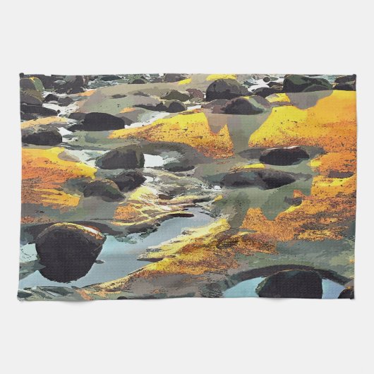 ビーチ キッチンタオル (横)