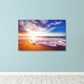 ビーチ キャンバスプリント (インサイチュ (ウッドフロア))