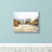 ビーチ キャンバスプリント (インサイチュ (ウッドフロア))