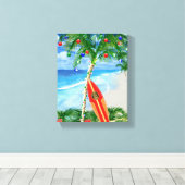 ビーチ キャンバスプリント (インサイチュ (ウッドフロア))