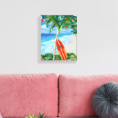 ビーチ キャンバスプリント (インサイチュ (リビング))