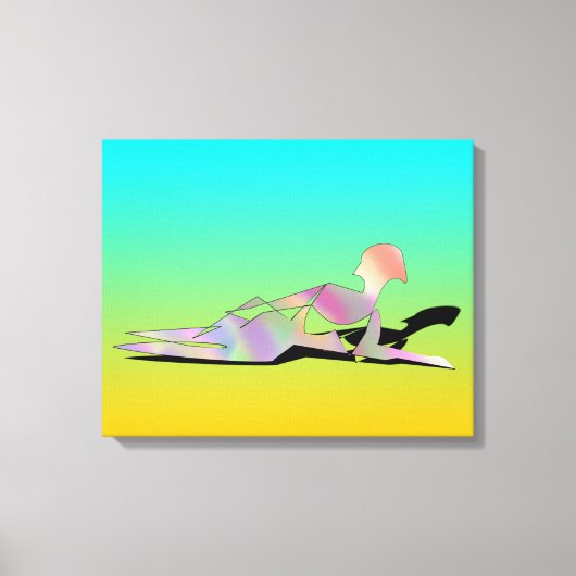 ビーチ キャンバスプリント (正面)