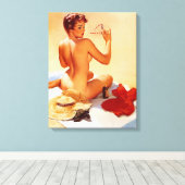 ビーチ キャンバスプリント (インサイチュ (ウッドフロア))