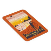 ビーチ&キートワシントンコースト マグネット (右側)