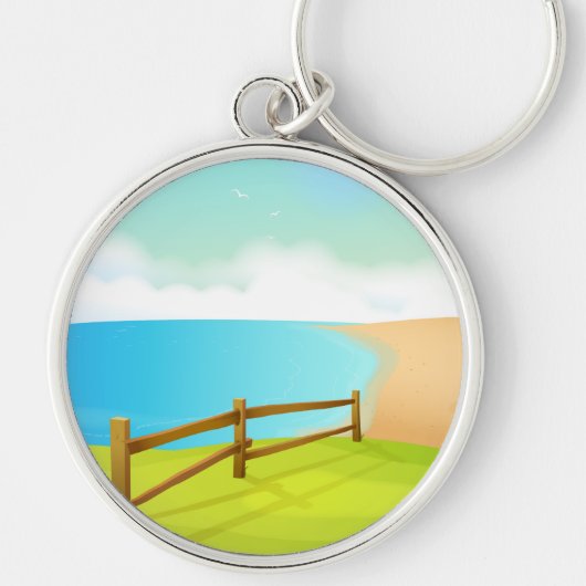 ビーチ キーホルダー (正面)