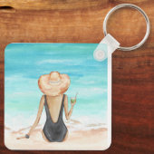 ビーチ キーホルダー (裏面)