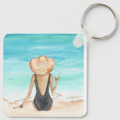 ビーチ キーホルダー (裏面)
