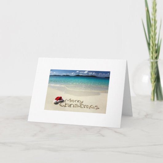ビーチ/クリスマスを越えて シーズンカード (正面)