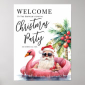 ビーチ クリスマスパーティー ウェルカム ポスター (正面)