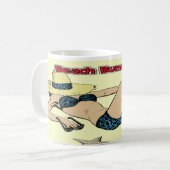 ビーチ コーヒーマグカップ (正面左)