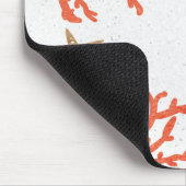 ビーチ コーラル リーフ シー シェル & ヒトデ マウス パッド マウスパッド (コーナー)