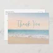 ビーチ サンキュー ベイビーシャワー 男女兼用 ポストカード (正面/裏面)