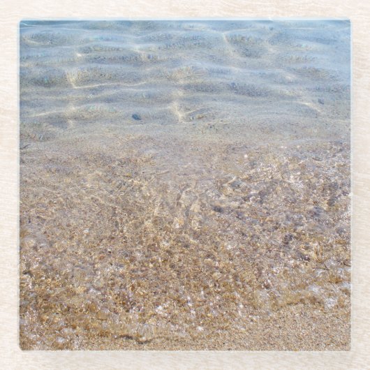 ビーチ&サンドコースター ガラスコースター (正面)