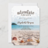 ビーチ・サンド・シーシェルズ 引退パーティー 招待状 (正面)