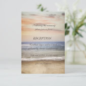 ビーチ サンド スカイ ウェディング レセプション 招待状 (スタンド正面)
