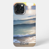 ビーチ サン&サーフ モノグラム iPhoneケース (裏面)